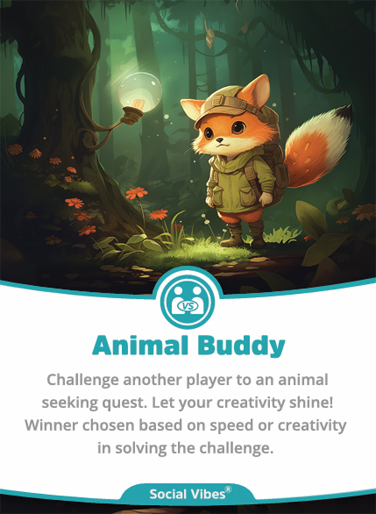 Card Front 1 social shuffle fun card