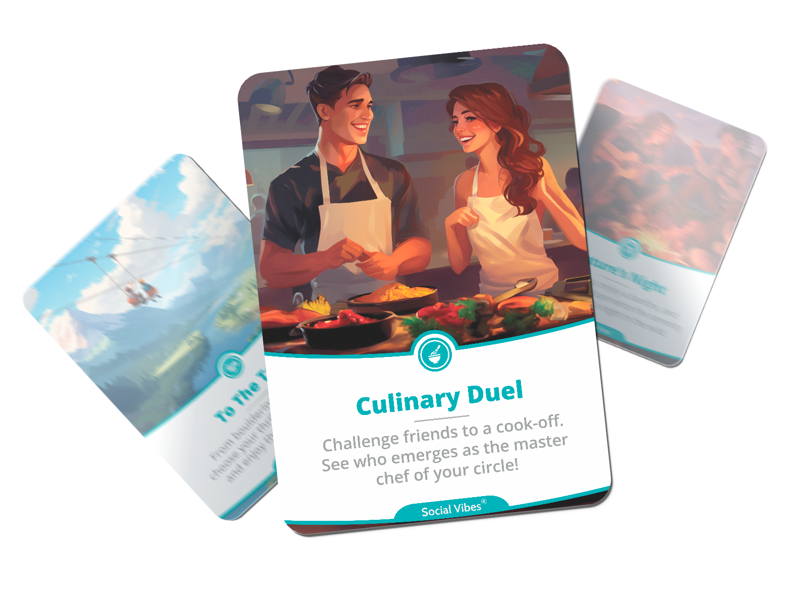 the culinary duel card, challange a friend to a cook off