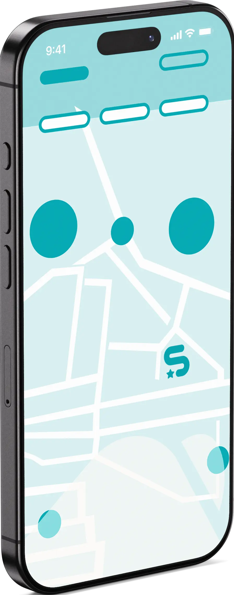 image of the venture map from the social vibes app